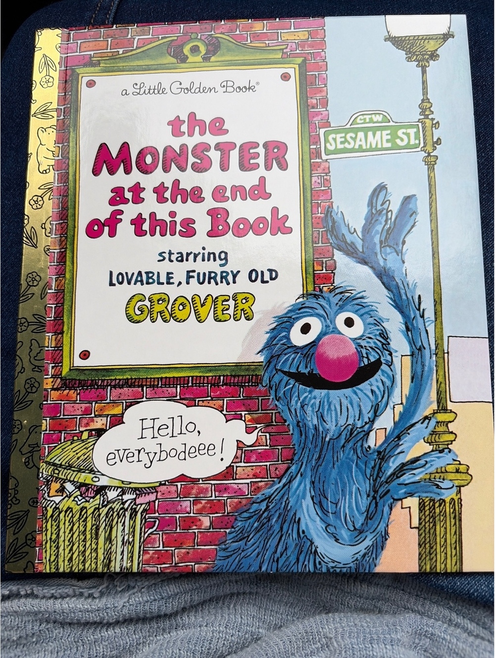The Monster at the End of This Book - Little Golden Book Starring Grover